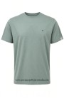 Camiseta verde salvia Pertegaz con logo bordado