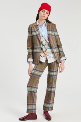 Conjunto chaqueta y pantalón tartán Vilagallo