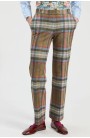Pantalón cuadros multicolor Vilagallo frontal