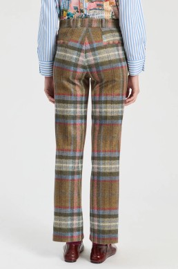 Pantalón tartán Vilagallo vista trasera