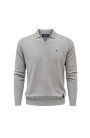 Pertegaz polo de punto gris