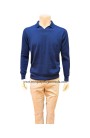 Pertegaz polo punto azul marino