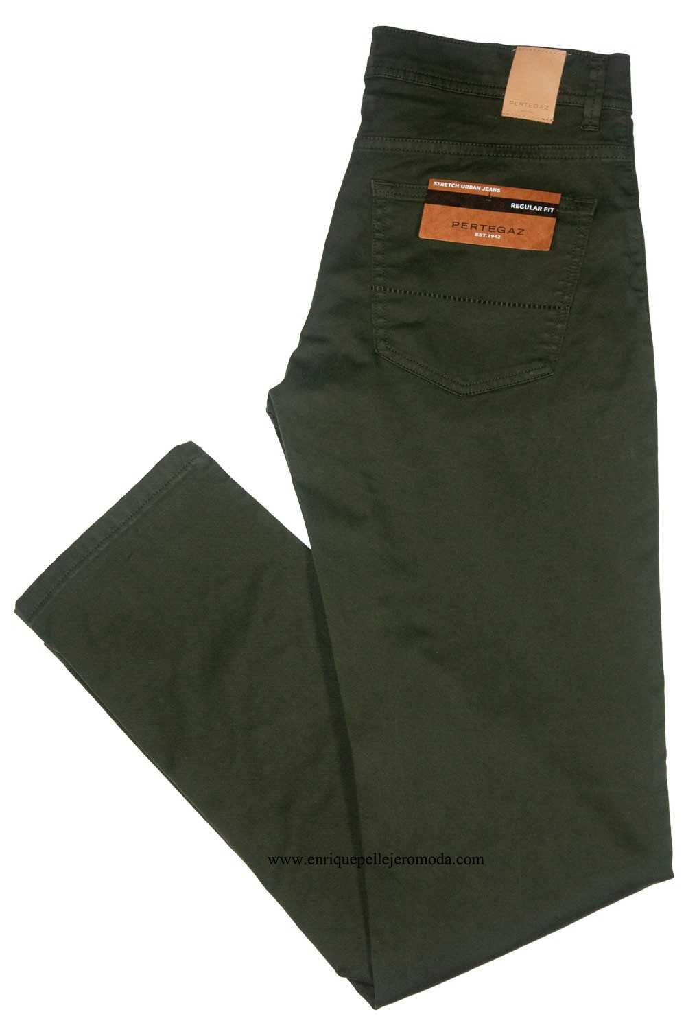 Pertegaz pantalón vaquero verde