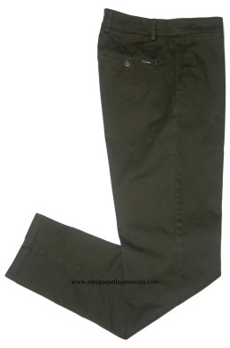 Pertegaz pantalón chino verde Morden Fit