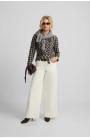 Pantalón de pana crudo Silbon wide leg, look completo