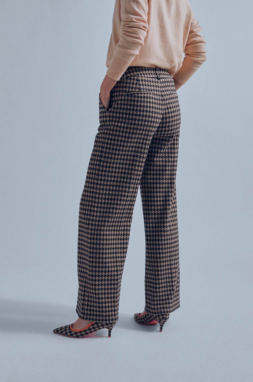 LIOLA Pantalon Ancho Mujer Viscosa Blanco