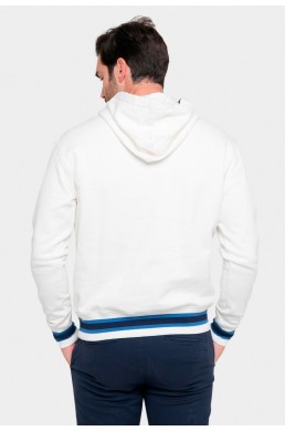 Valecuatro white hoodie sweatshirt